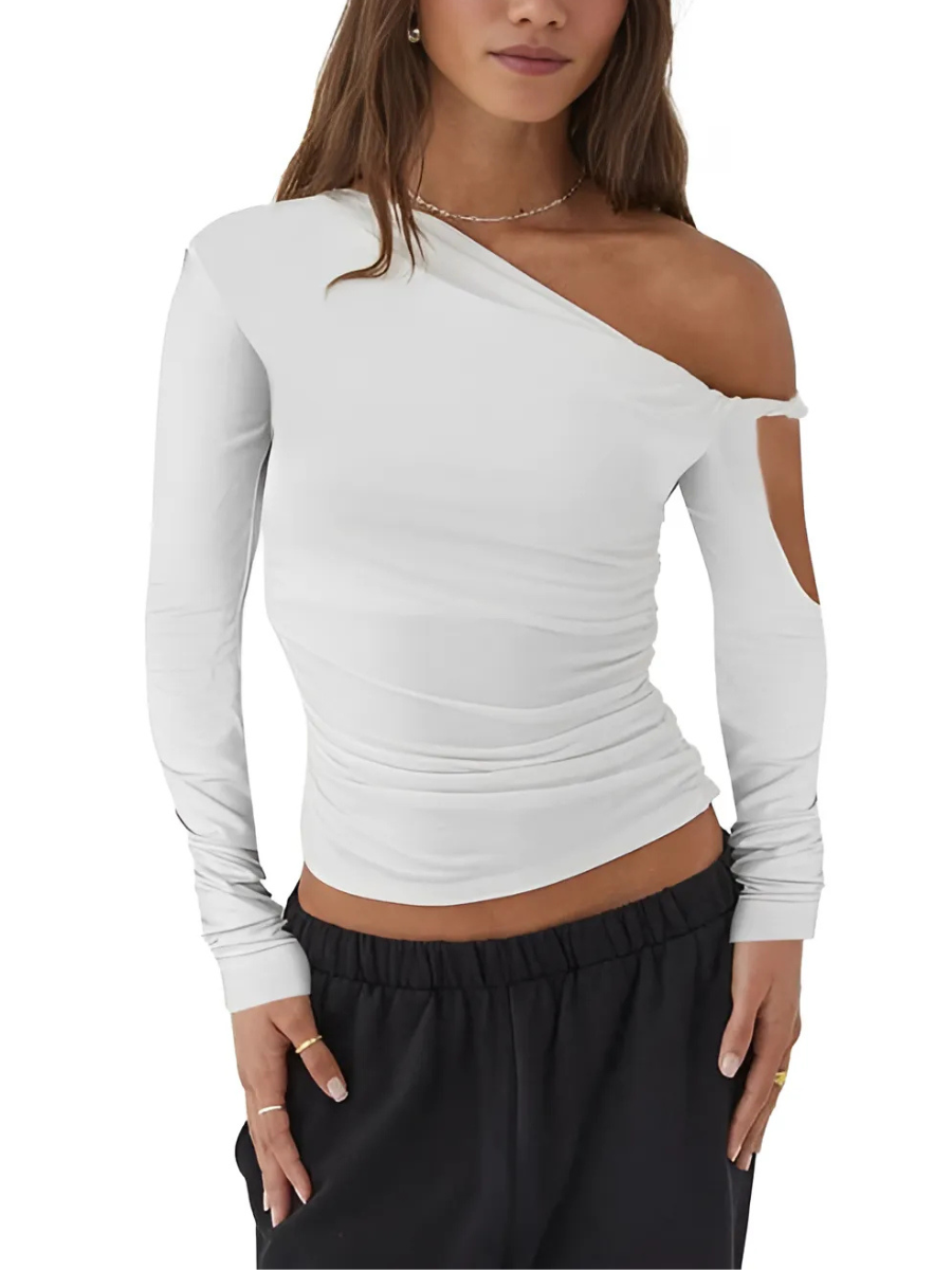 Twist Detail Off-Shoulder Top