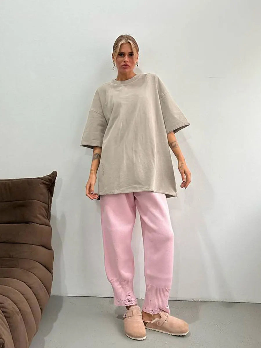 Cotton Relaxed Oversized T-Shirt